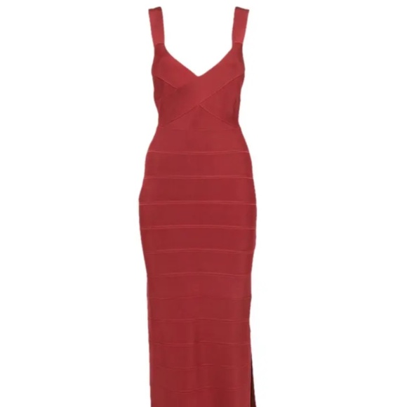 Herve Leger Dresses & Skirts - Valentines Day Herve Leger Red Maxi Dress